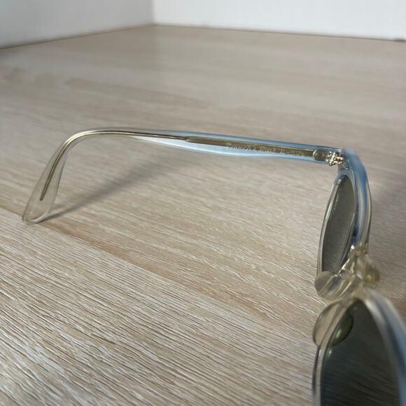 Vintage Bausch and Lomb 4-5 1/4 Youth Sunglasses Cat Eye Blue B&L 42-18 - Picture 8 of 13